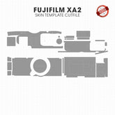 Fujifilm X-A2 Skin Template Vector Cut File SVG PDF CDR PNG